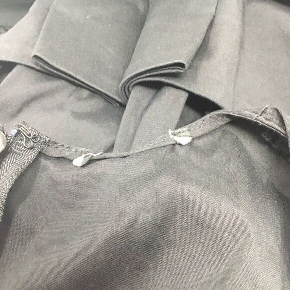 Halogen Sleeveless Poplin Tie Waist Midi (G7) - Picture 5 of 5